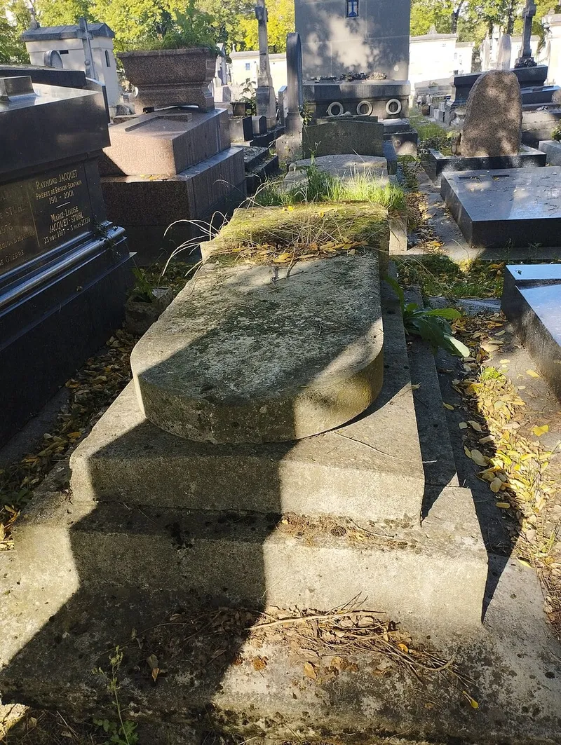 Photographie : la tombe d'Abel Hugo au cimetière du Montparnasse