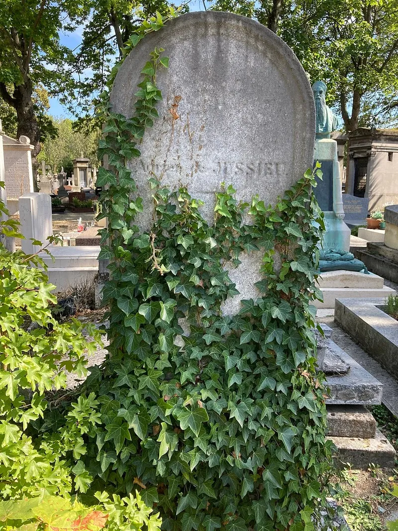 Photographie : la tombe d'Adrien de Jussieu au cimetière du Montparnasse