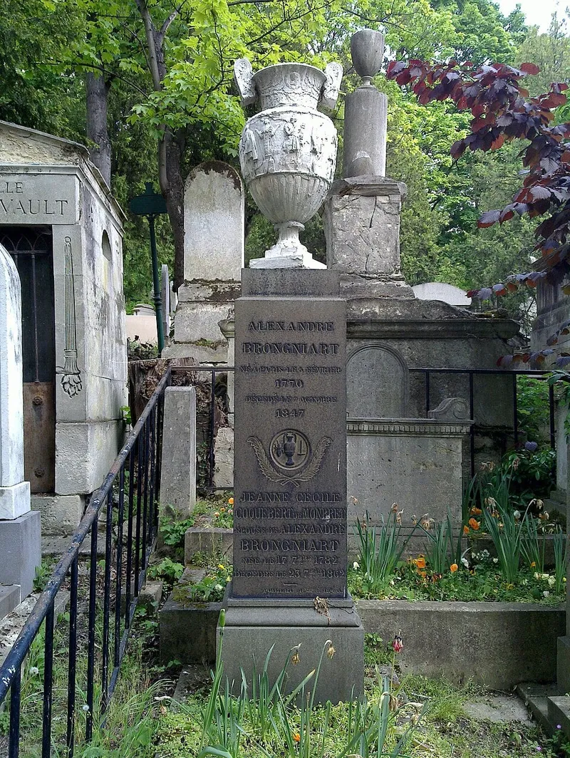 Photographie : la tombe d'Alexandre Brongniart au cimetière du Père-Lachaise