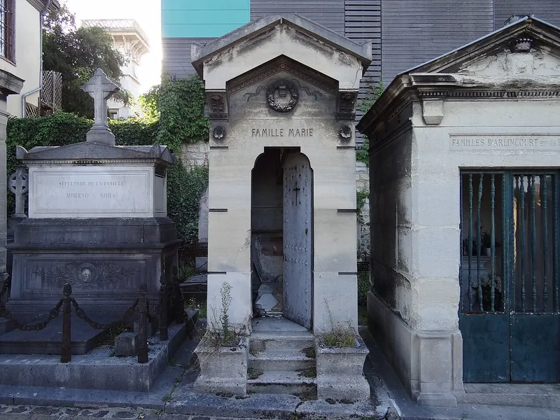 Photographie : la tombe d'Alexandre Marie de Saint-Georges au cimetière de Montmartre