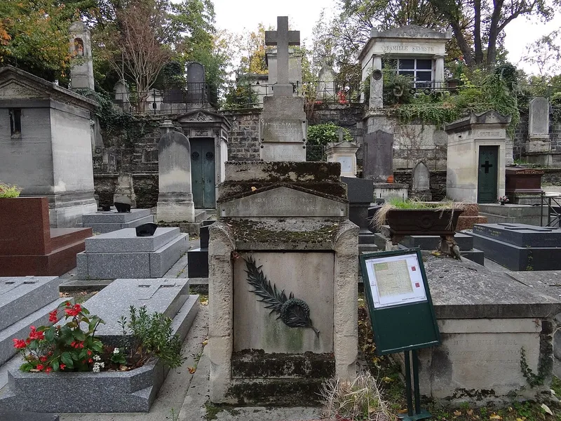 Photographie : la tombe d'Alexandre Soumet au cimetière de Montmartre