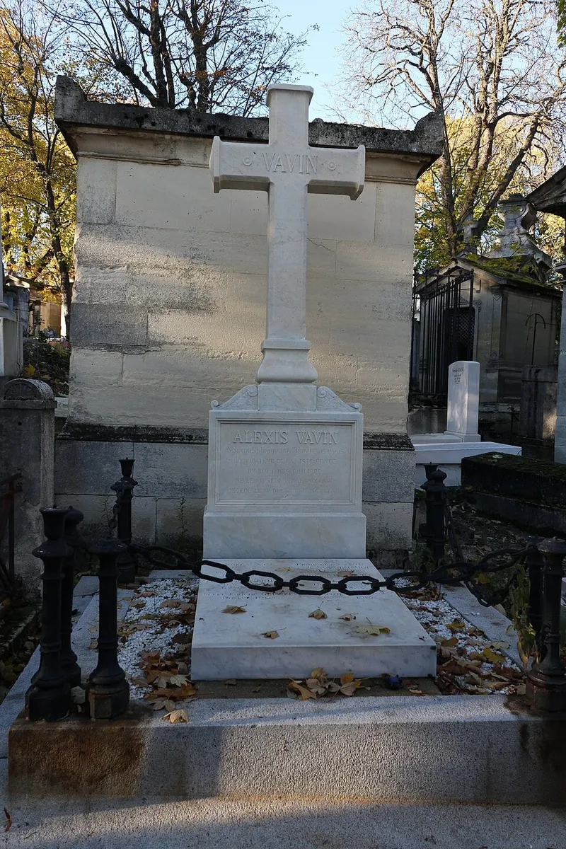 Photographie : la tombe d'Alexis Vavin au cimetière du Père-Lachaise