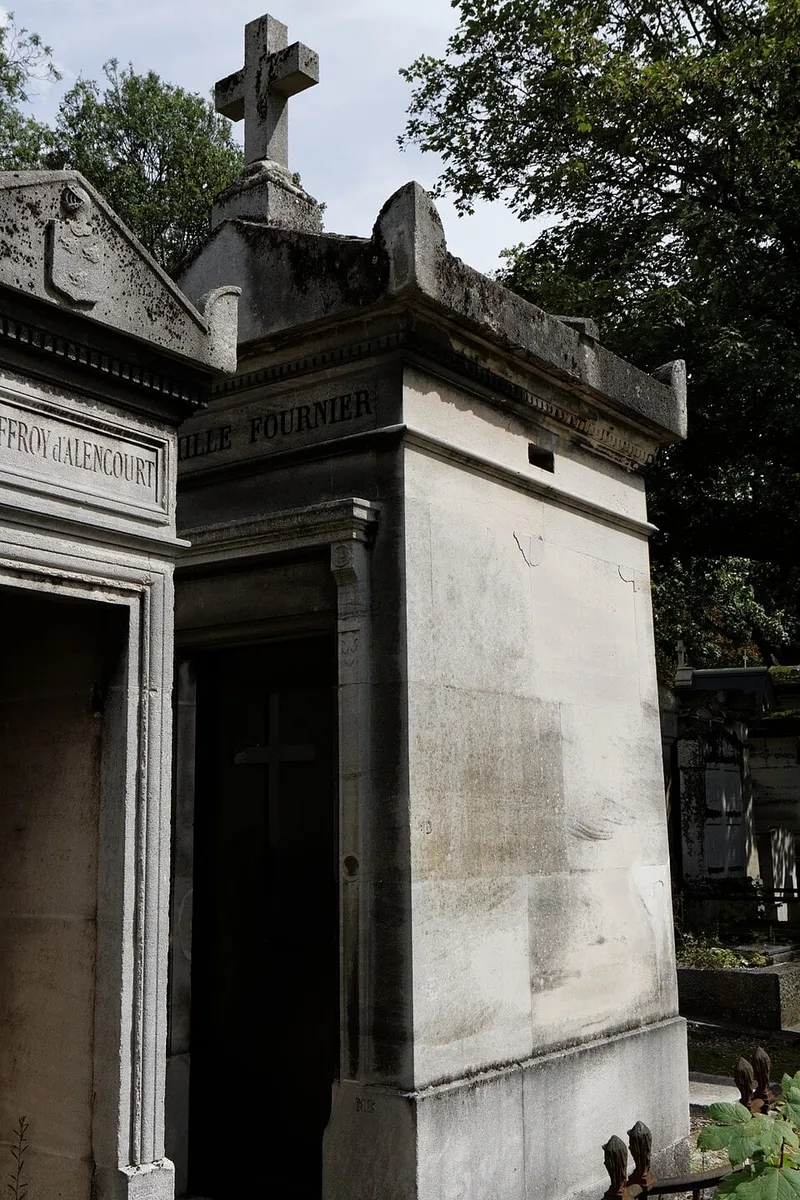 Photographie : la tombe d'Alfred Fournier au cimetière du Père-Lachaise