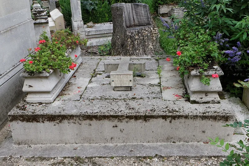 Photographie : la tombe d'Alfred Stevens au cimetière du Père-Lachaise