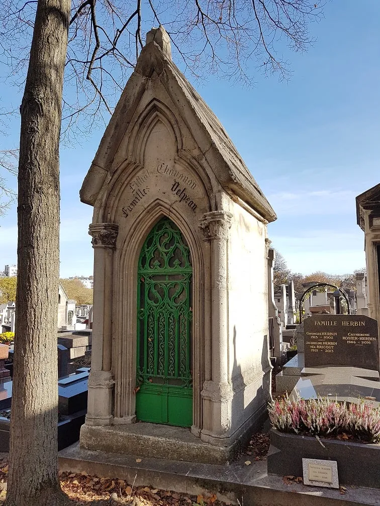 Photographie : la tombe d'Alfred Velpeau au cimetière du Montparnasse