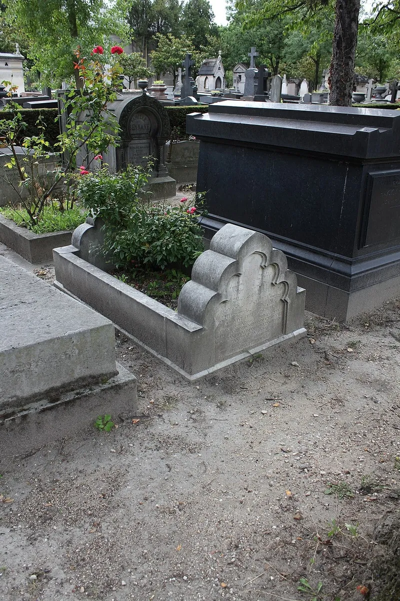 Photographie : la tombe d'Ali bin Hamud au cimetière du Père-Lachaise