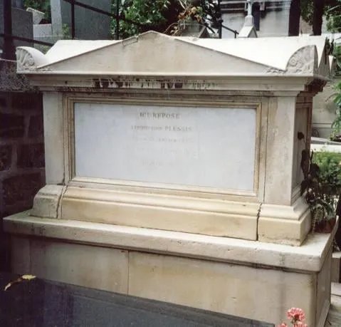 Photographie : la tombe d'Alphonsine Plessis au cimetière de Montmartre