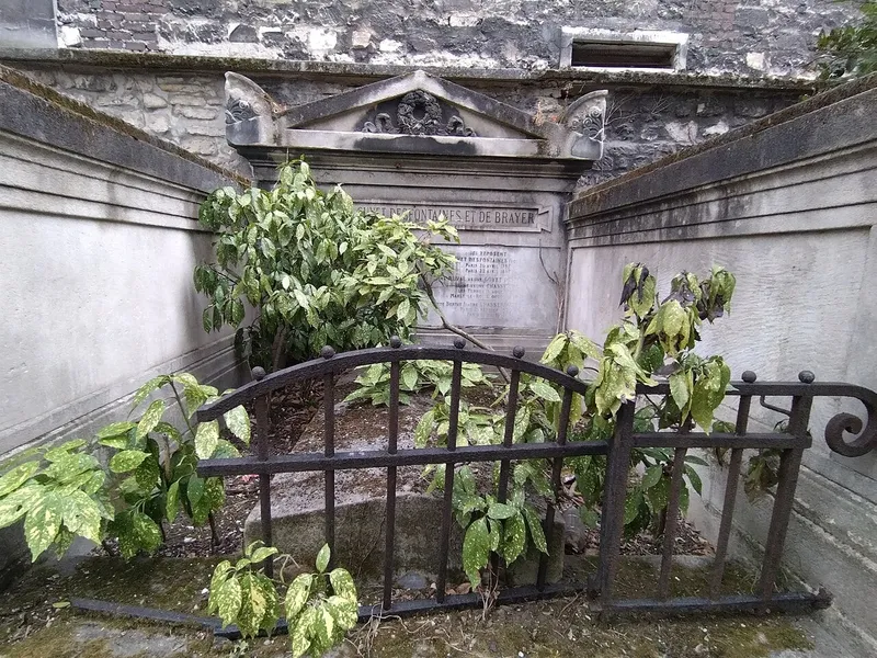 Photographie : la tombe d'Amaury-Duval au cimetière de Montmartre