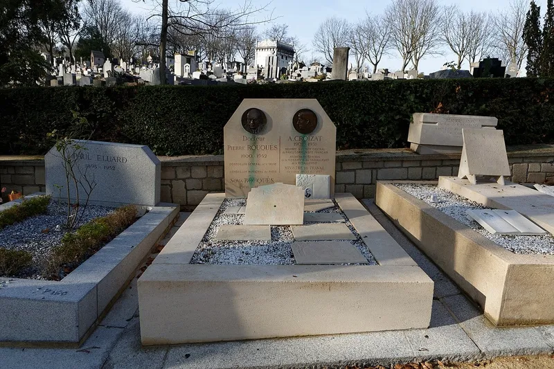Photographie : la tombe d'Ambroise Croizat au cimetière du Père-Lachaise