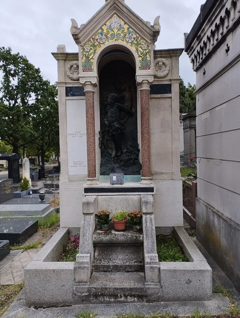 Photographie : la tombe d'André de Lorde au cimetière du Montparnasse