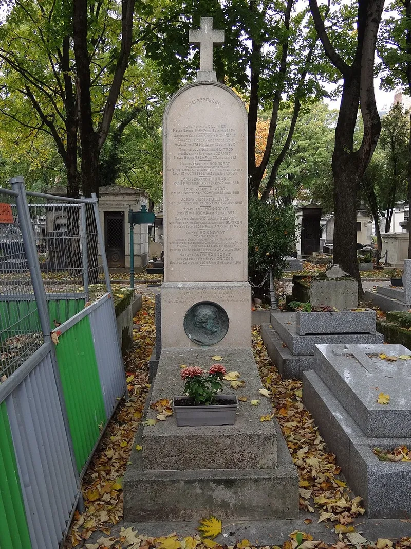 Photographie : la tombe d'André Honnorat au cimetière de Montmartre
