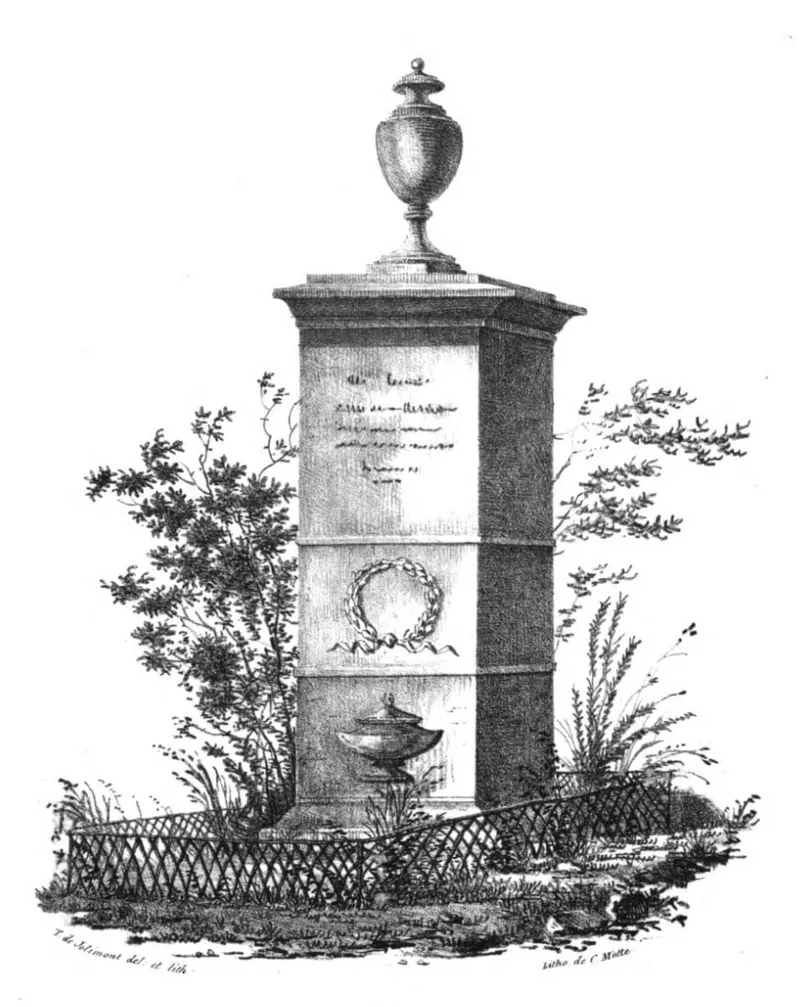 Photographie : la tombe d'André Morellet au cimetière du Père-Lachaise