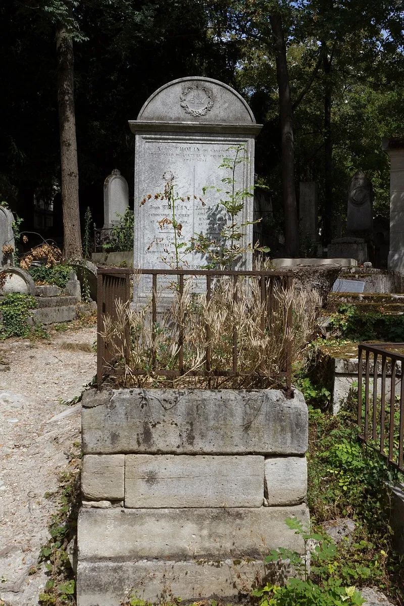 Photographie : la tombe d'André Thouin au cimetière du Père-Lachaise