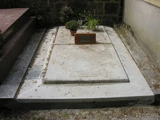 Photographie : la tombe d'André Wilms au cimetière de Montmartre
