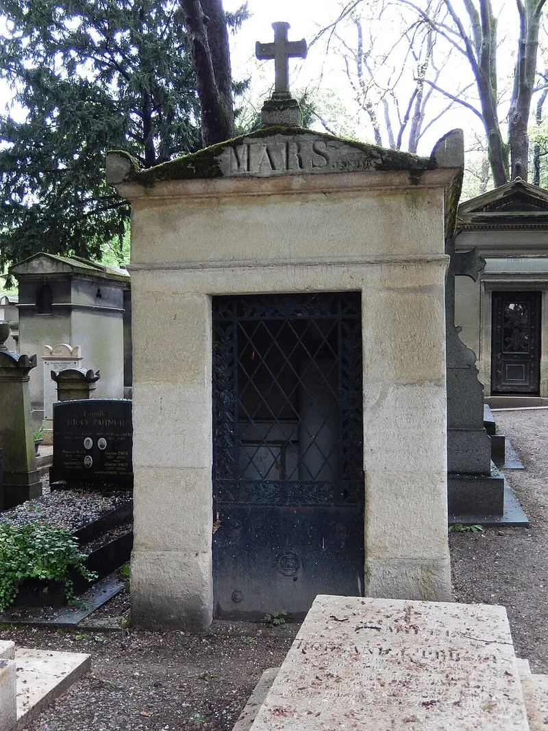 Photographie : la tombe d'Anne-Françoise-Hippolyte Boutet au cimetière du Père-Lachaise