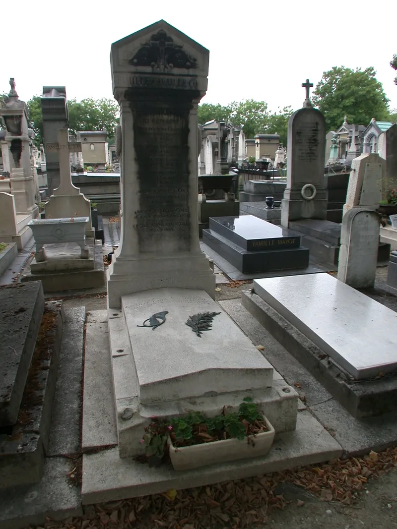 Photographie : la tombe d'Aristide Cavaillé-Coll au cimetière du Montparnasse