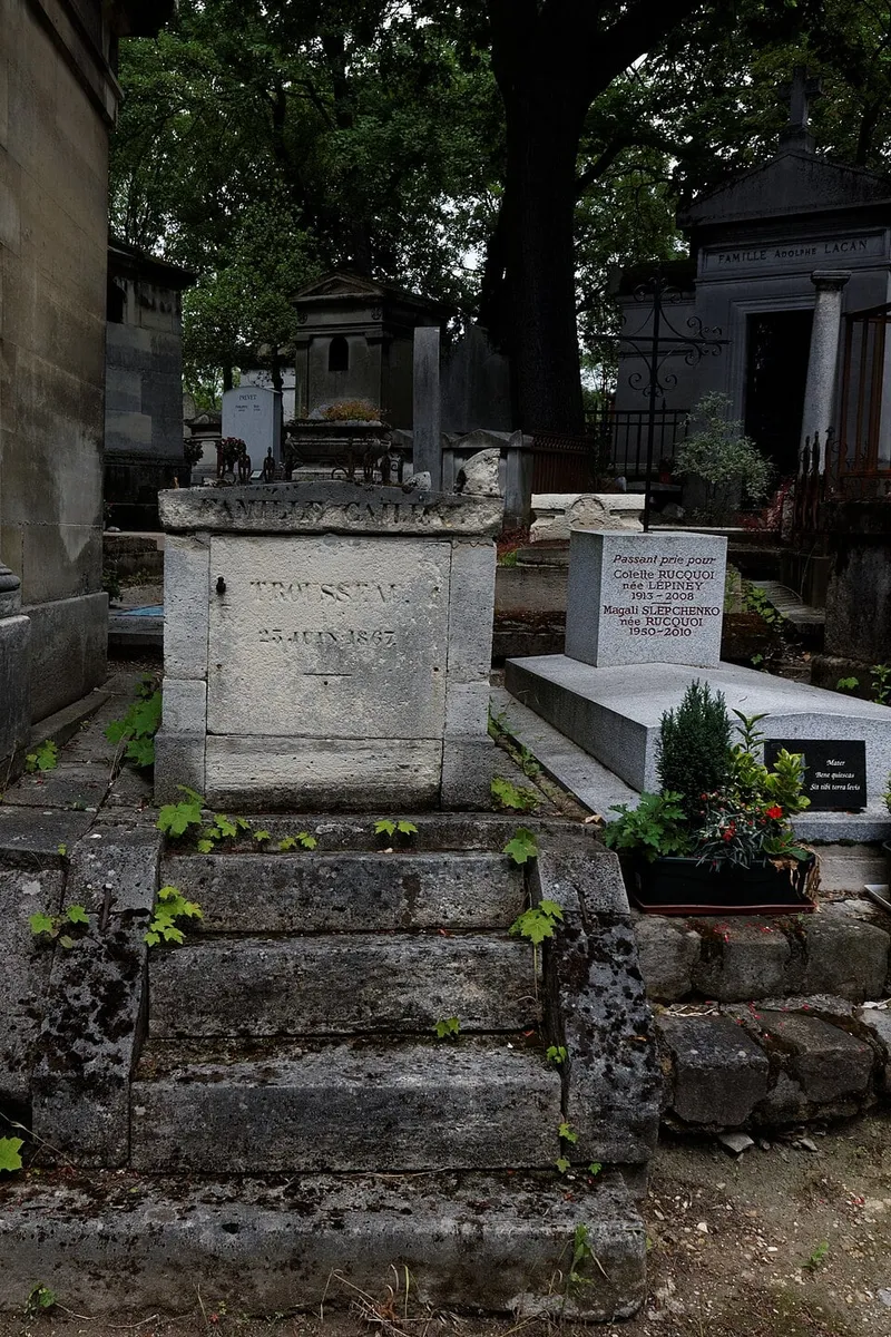 Photographie : la tombe d'Armand Trousseau au cimetière du Père-Lachaise