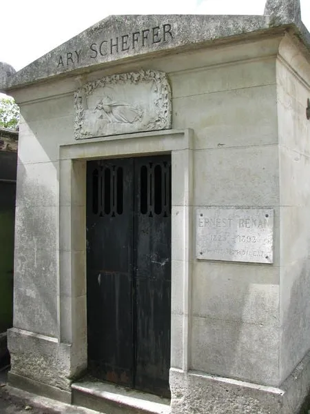 Photographie : la tombe de la famille Scheffer au cimetière de Montmartre