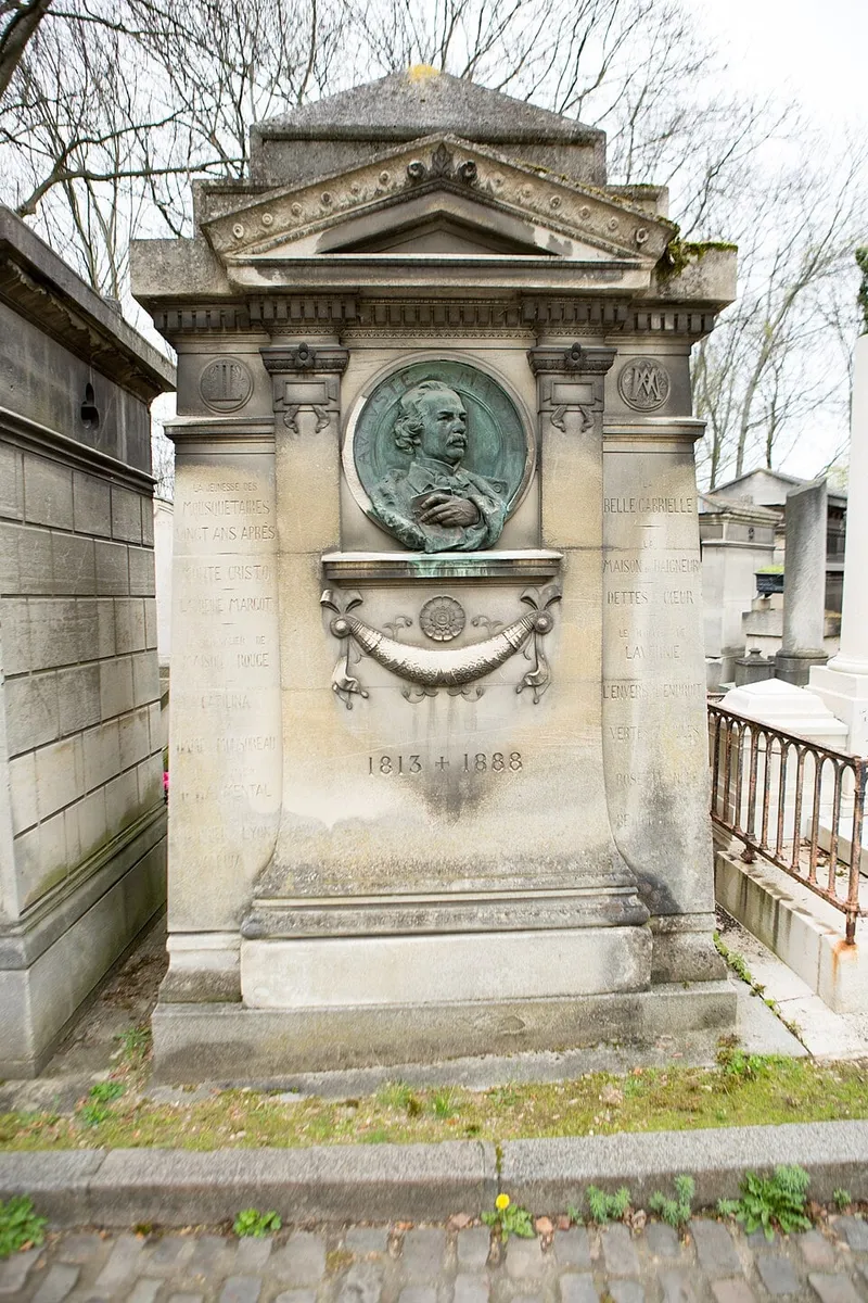 Photographie : la tombe d'Auguste Maquet au cimetière du Père-Lachaise