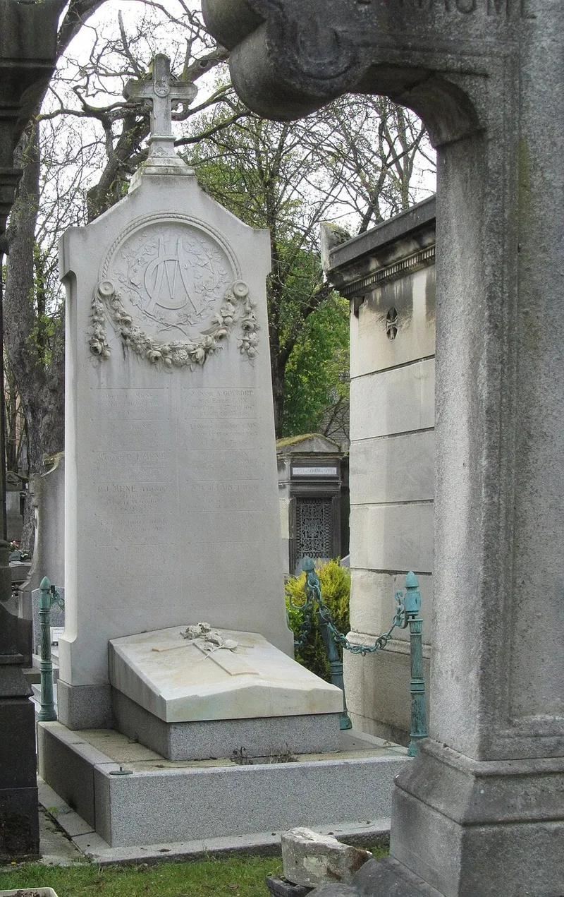 Photographie : la tombe d'Auguste Nicolas Cain au cimetière de Montmartre