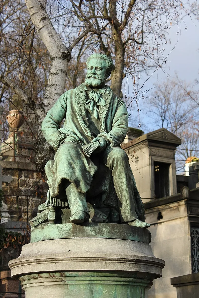 Photographie : la tombe d'Edmond About au cimetière du Père-Lachaise