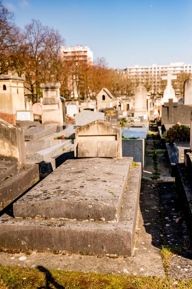 Photographie : la tombe d'Edmond Goupil au cimetière du Montparnasse