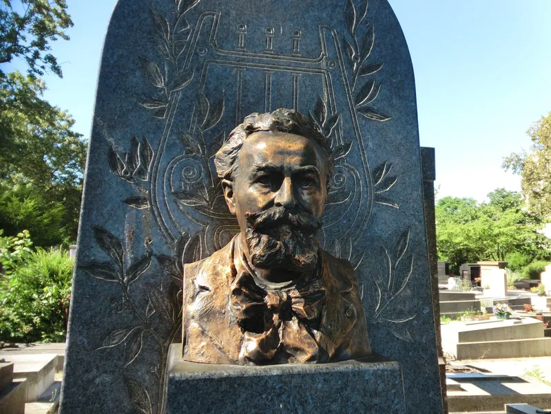 Photographie : la tombe d'Édouard Colonne au cimetière du Père-Lachaise