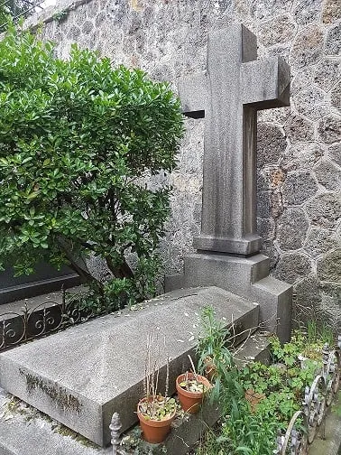 Photographie : la tombe d'Ellen Andrée au cimetière de Montmartre