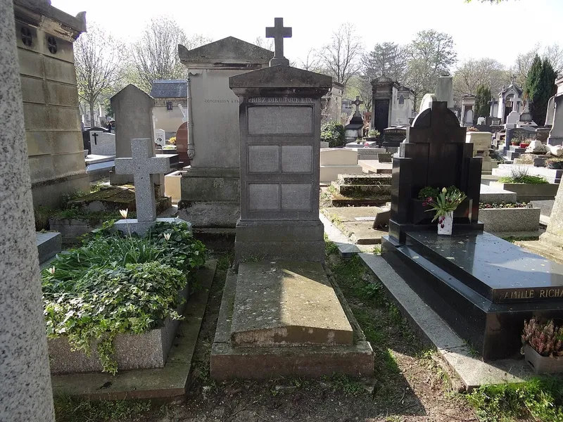 Photographie : la tombe d'Émile Littré au cimetière du Montparnasse