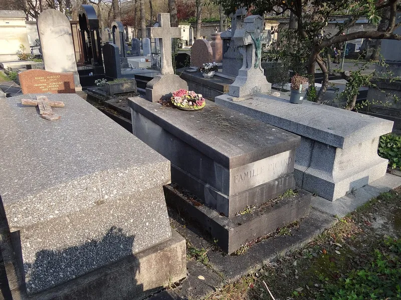 Photographie : la tombe d'Émile Picard au cimetière du Montparnasse