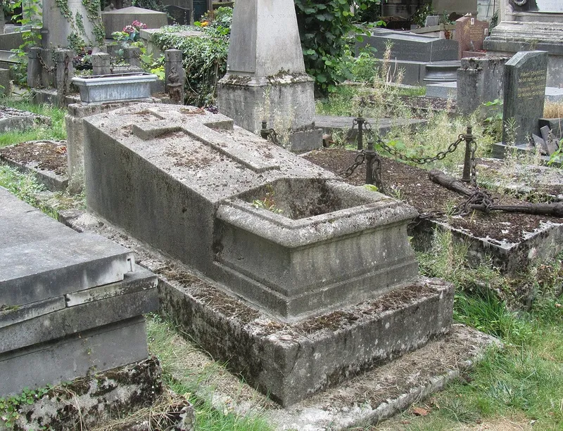 Photographie : la tombe d'Ernest-Ange Duez au cimetière de Montmartre