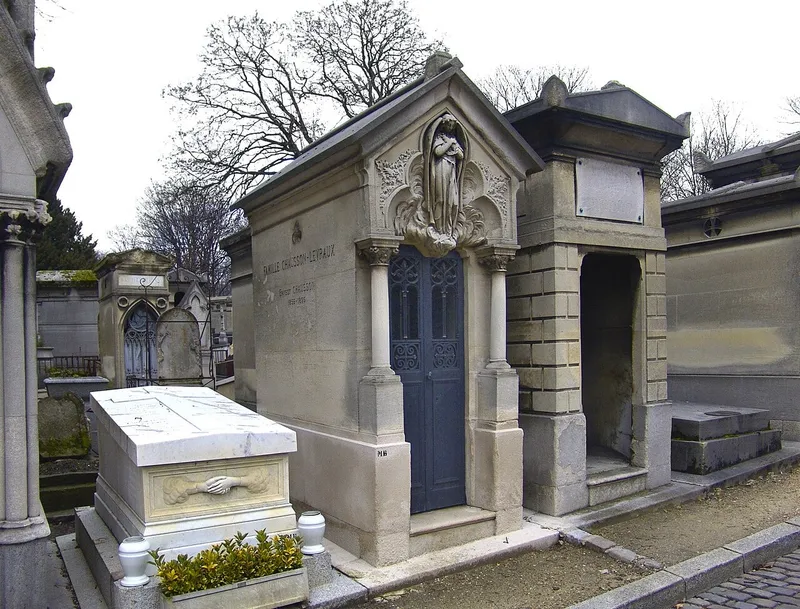 Photographie : la tombe d'Ernest Chausson au cimetière du Père-Lachaise