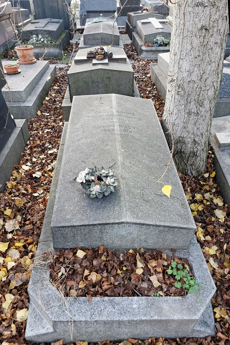 Photographie : la tombe d'Ernest Roche au cimetière du Père-Lachaise