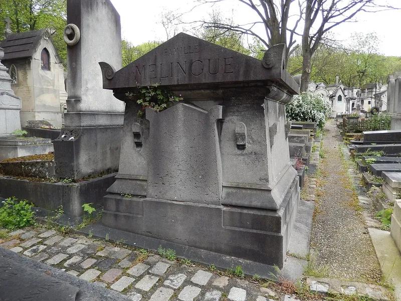 Photographie : la tombe d'Étienne Mélingue au cimetière du Père-Lachaise