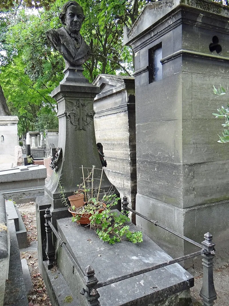 Photographie : la tombe d'Eugène Flachat au cimetière de Montmartre