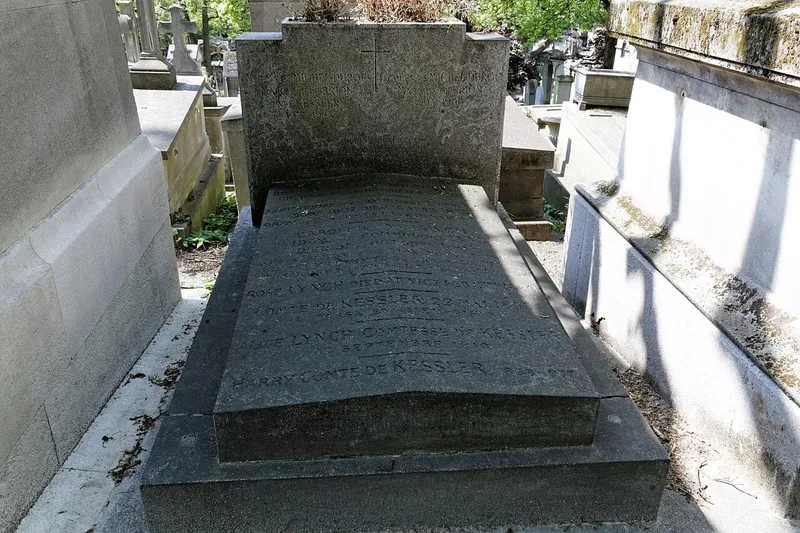 Photographie : la tombe d'Harry Kessler au cimetière du Père-Lachaise