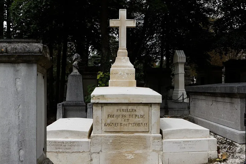 Photographie : la tombe d'Henri Duparc au cimetière du Père-Lachaise