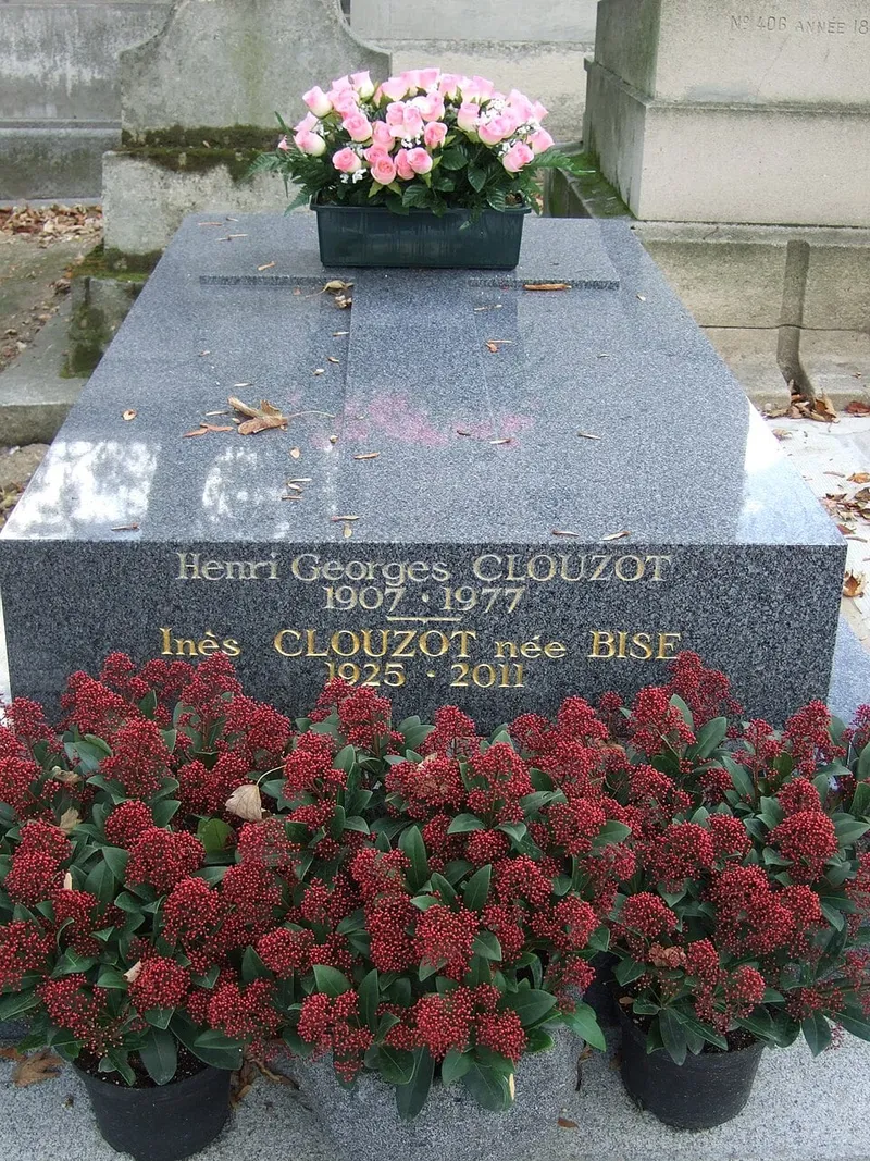 Photographie : la tombe d'Henri-Georges Clouzot au cimetière de Montmartre