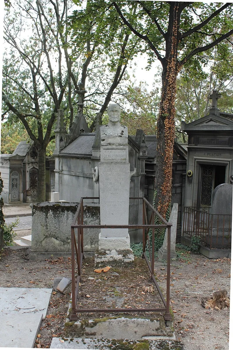 Photographie : la tombe d'Henri-Marie Ducrotay de Blainville au cimetière du Père-Lachaise
