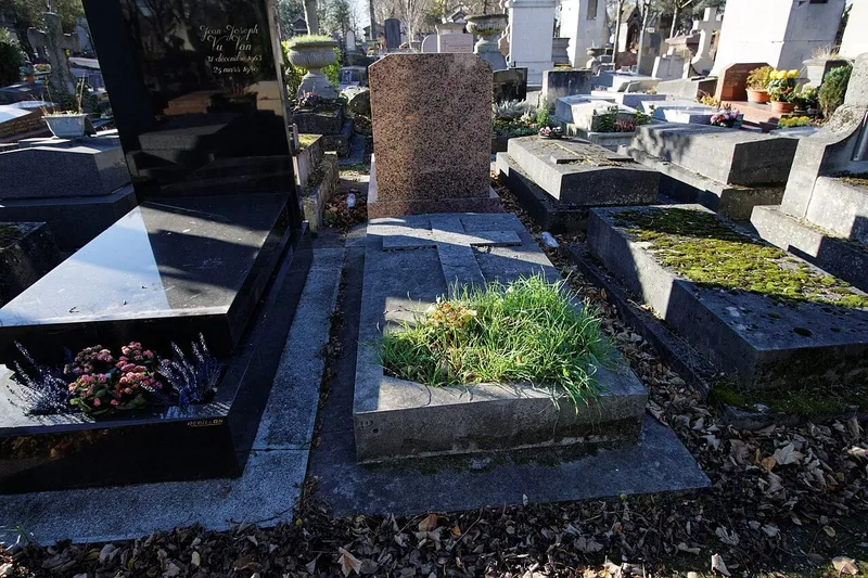 Photographie : la tombe d'Hortense Fiquet au cimetière du Père-Lachaise