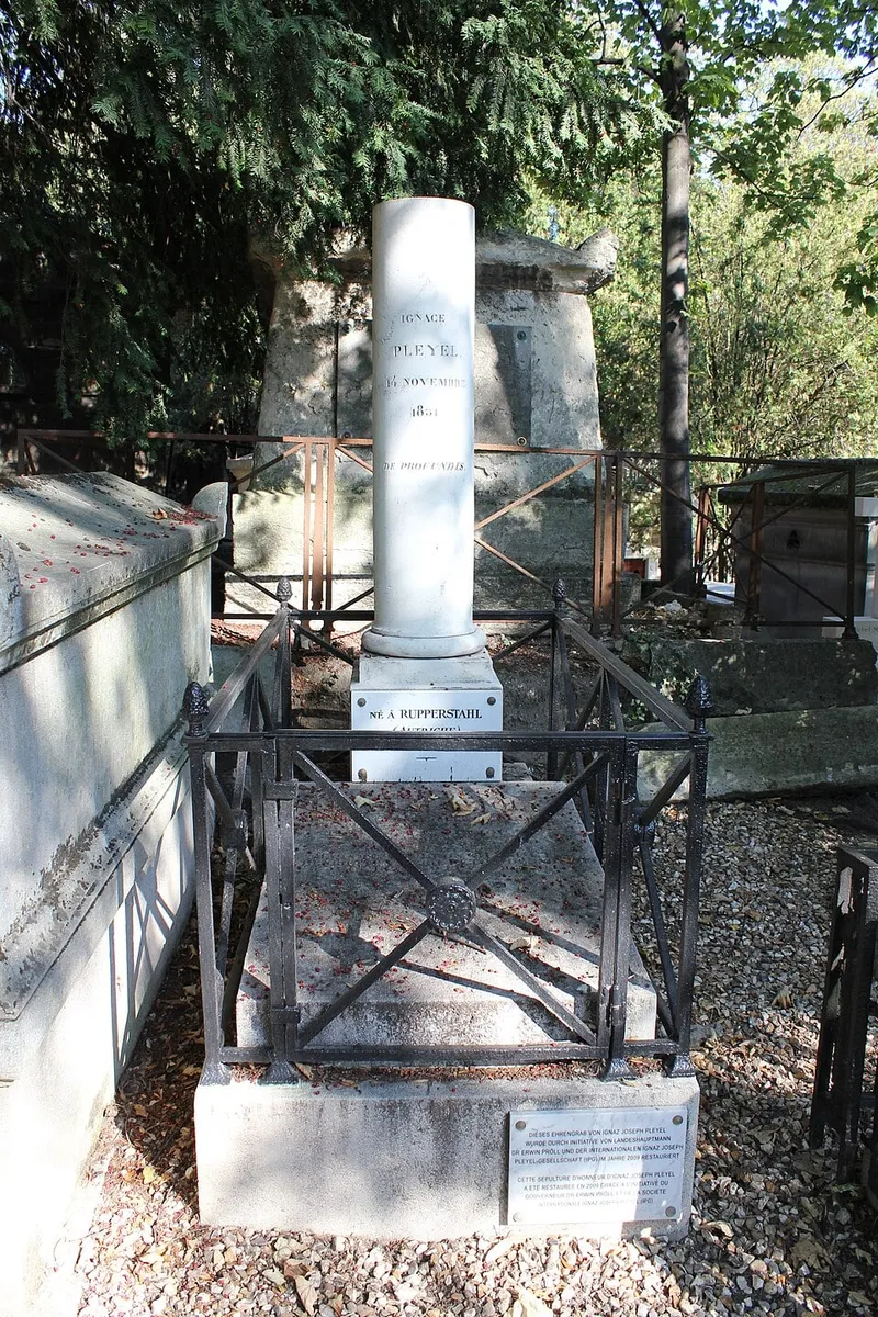 Photographie : tombe d'Ignace et Camille Pleyel au cimetière du Père-Lachaise