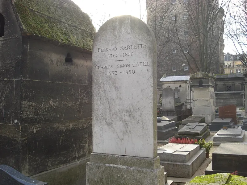 Photographie : la tombe de Bernard Sarrette au cimetière de Montmartre