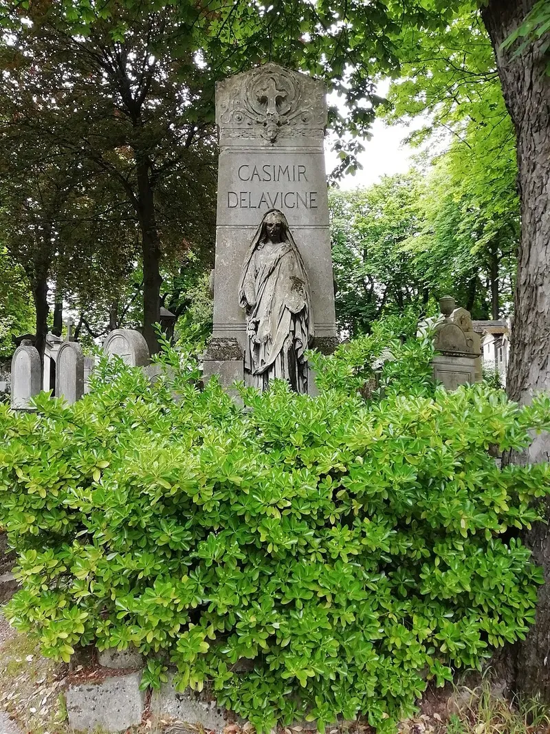 Photographie : la tombe de Casimir Delavigne au cimetière du Père-Lachaise