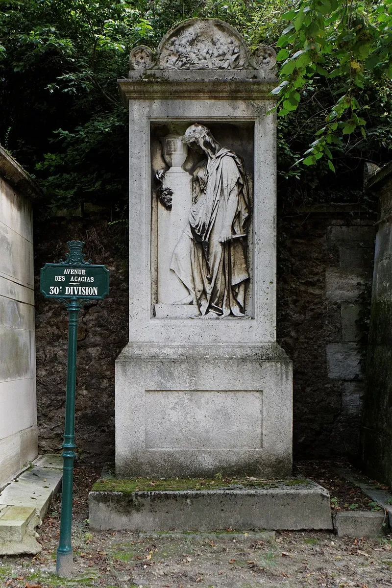 Photographie : la tombe de Catherine-Joséphine Duchesnois au cimetière du Père-Lachaise