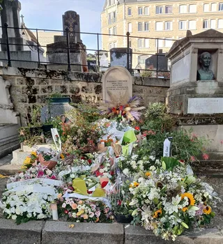 Photographie : la tombe de Catherine Ringer au cimetière de Montmartre