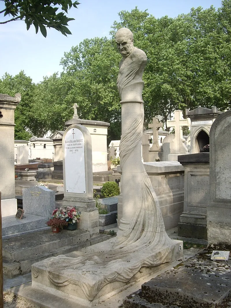 Photographie : la tombe de Charles-Augustin Sainte-Beuve au cimetière du Montparnasse