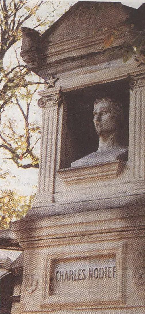 Photographie : la tombe de Charles Nodier au cimetière du Père-Lachaise