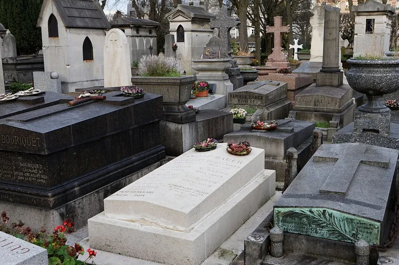Photographie : la tombe de Christian-Jaque au cimetière du Père-Lachaise
