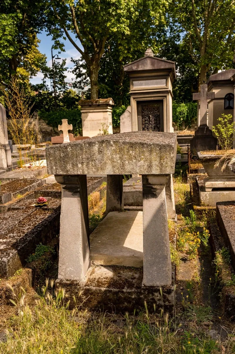 Photographie : la tombe de Claude-Marie Perret au cimetière du Montparnasse