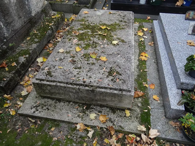 Photographie : la tombe de Claude Simon au cimetière de Montmartre